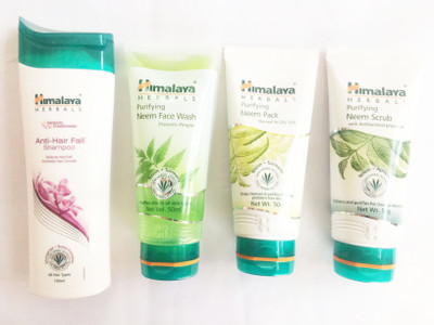 

Himalaya ANTI HAIR FALL SHAMPO AND NEEM FACE WASH, PACK, SCRUB(Set of)
