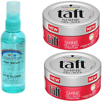 

Schwarzkopf SHINE GEL HAIR WAX PACK OF 2 WITH PINK ROOT SERUM(Set of 3)