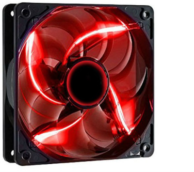 

Shrih Stay Cool Red LED Case Cabinet Fan Cooler(Black)