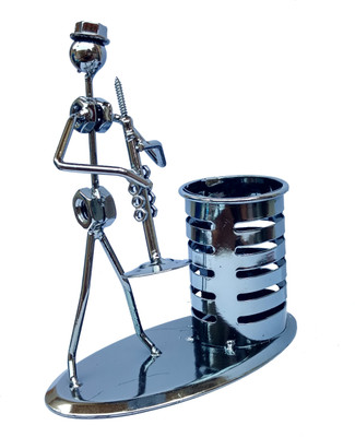 

Jamboree 1 Compartments Metal Clarinet iron Desk organiser(Black)