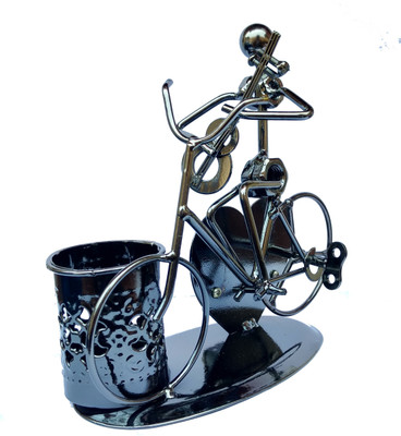 

Jamboree 1 Compartments Metal Cello Musical Pen Stand(Black)