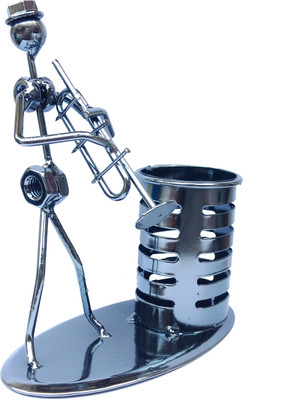 

Jamboree 1 Compartments Metal Trumpet Pen Stand(Black)