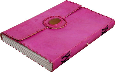 

Crafts Regular Diary(Pink Leather handmade Diary, Pink)