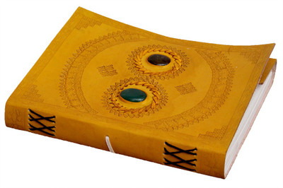 

Crafts Book-size Diary(Leather Diary, Yellow)