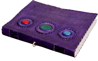 

Crafts Regular Diary(Leather Stone Diary, Purple, Pack of 2)
