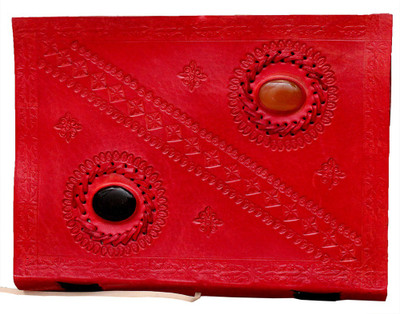 Crafts Book-size Diary(Leather Diary, Red)