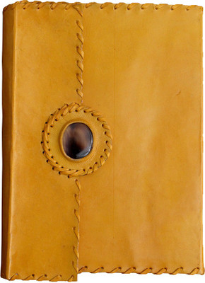 

Crafts Book-size Diary(Leather Diary, Yellow)