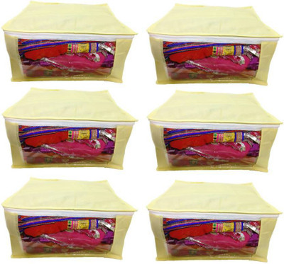 

Aadhya Designer Non Woven 6 SAREECOVERS j(Yellow)