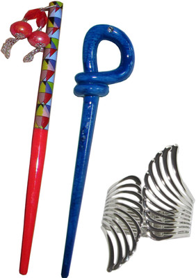 

Sanskruti Juda Stick Hair Accessory Set(Multicolor)