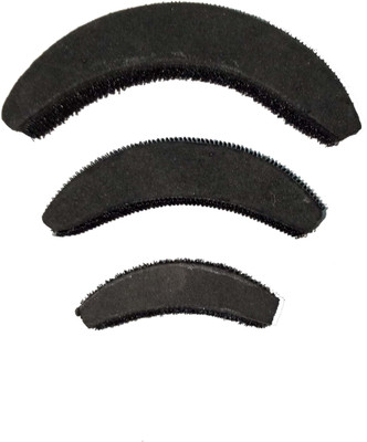 Bella Hararo Puff Bumpit Set of 3 Hair Accessory Set(Black) available at flipkart for Rs.190