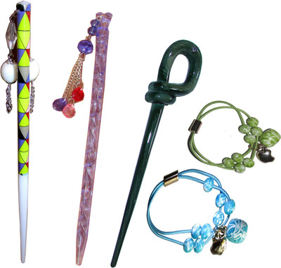 

Sanskruti Juda Stick Hair Accessory Set(Multicolor)