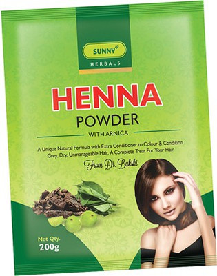 

Bakson's Sunny Heena Powder ( Pack of 4 pcs. ) Hair Color(Brown)