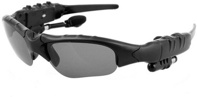 VibeX ® Sunglasses Wireless Bluetooth v4.0 Music In-Ear Headphones HIFI Sound Bluetooth Headset(Black, Wireless in the ear)