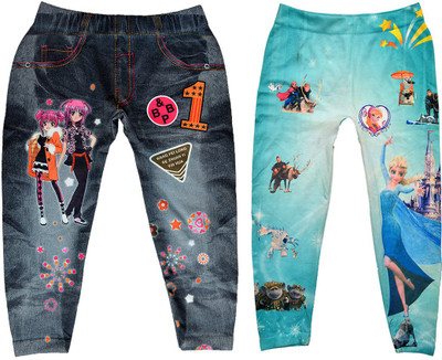 

Crux & Hunter Legging For Girls(Multicolor Pack of 2
