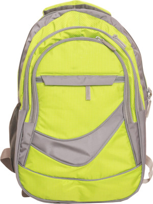 

CARRY MEE 15.6 inch Laptop Backpack(Green, Grey)