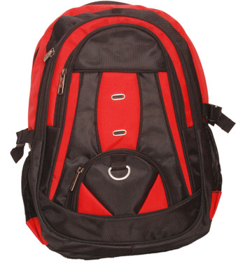 

CARRY MEE 16 inch Laptop Backpack(Red, Black), Black;red