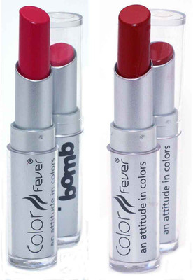 

Color Fever Lip Bomb Lipstick - Red/Pink Garnet(Multi, 7 g)