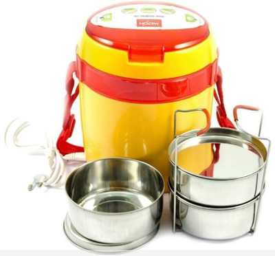 

Milton futron 3 lunch box 3 containers(steamer lunch box)450ml 3 Containers Lunch Box(450 ml), Blue;green;red;yellow