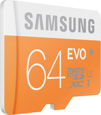 

Samsung Evo 64 GB SD Card Class 10 48 MB/s Memory Card