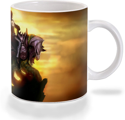 

Mooch Wale Mooch Wale He Man And Tiger Armor In The Shadows Ceramic Ceramic Mug(325 ml), Multicolor