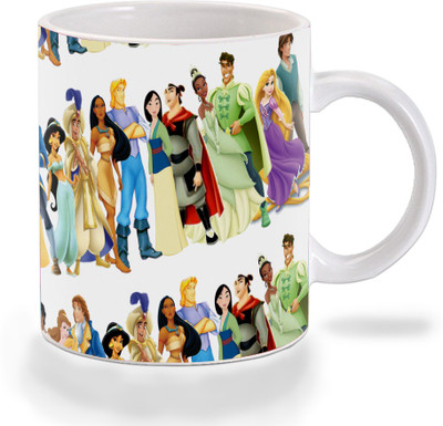 

Mooch Wale Mooch Wale Prince And Princess Horizontal Print Ceramic Ceramic Mug(325 ml), Multicolor