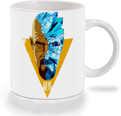 

Mooch Wale Mooch Wale Breaking Bad Jab We Meth Ceramic Ceramic Mug(325 ml), Multicolor