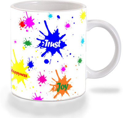 

Mooch Wale Mooch Wale All U Need Ceramic Ceramic Mug(325 ml), Multicolor