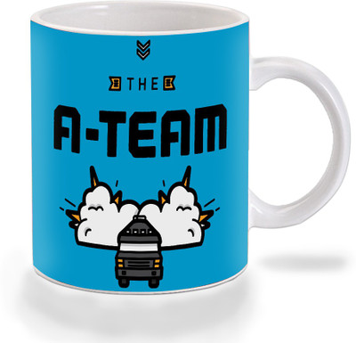 

Mooch Wale Mooch Wale The A Team Ceramic Ceramic Mug(325 ml), Multicolor