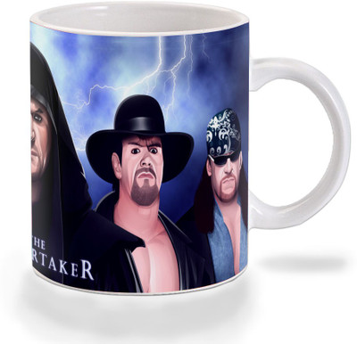 

Mooch Wale Mooch Wale Undertaker Through The Years Look Ceramic Ceramic Mug(325 ml), Multicolor