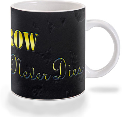 

Mooch Wale Mooch Wale Tomorroe Never Dies Ceramic Ceramic Mug(325 ml), Multicolor