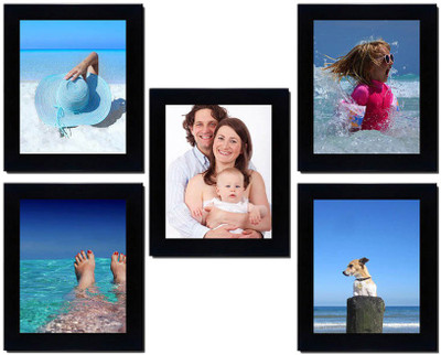 

Aspiration collection MDF Photo Frame(Black, 5 Photos)