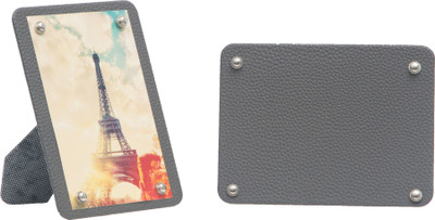 

Walletsnbags Leatherette, Metal Photo Frame(Grey, 4 Photos)
