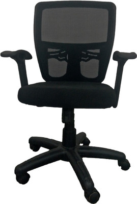 

Sogno Fabric Office Arm Chair(Black)