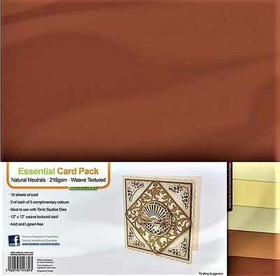 

craftsneed TONIC STUDIO PRINTED 12X12 Multipurpose Paper(Set of 1, Brown)