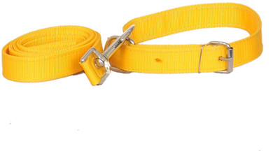 

Sollar's Dog Collar & Leash(, Yellow