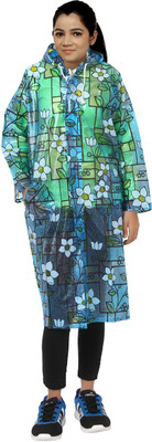 

Finery Floral Print Boys & Girls Raincoat, Multicolor