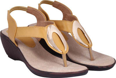Lily Women Tan Wedges