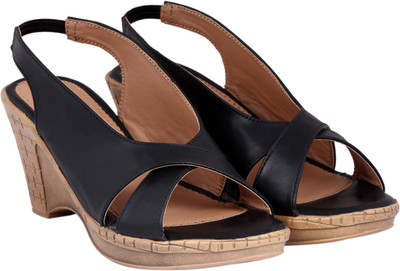 

Lily Women Black Wedges