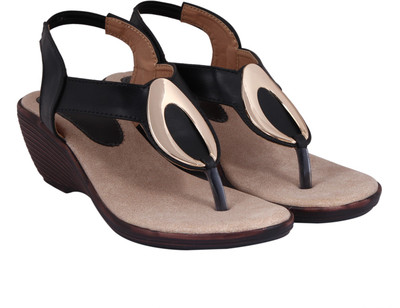 

Lily Women Black Wedges