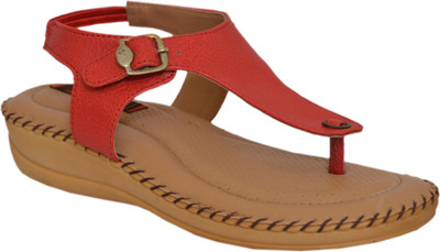 

1 WALK Women Red Flats