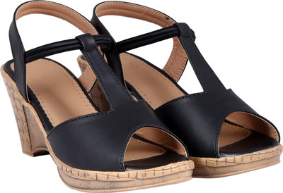 

Lily Women Black Wedges