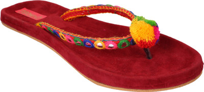 

Footrendz Women Maroon Flats