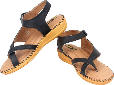 

1 Walk Women S02AM-BLACK Flats