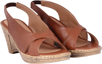 Lily Women Tan Wedges