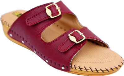 

1 Walk Women B81am-Cherry Flats