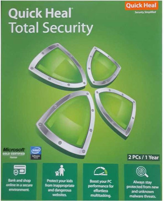 

Quick Heal Total Security 2 User 1 Year(CD/DVD)