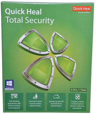 Quick Heal Total Security 5.0 User 1 Year(CD/DVD)