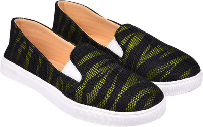 

Jade Loafers For Women(Black, Green, S2-blackgreen-40