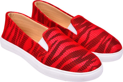 

Jade Loafers For Women(Red, Black, S2-redblack-41