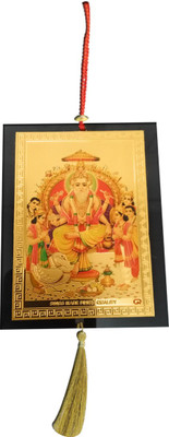 

DivyaMantra Divya Mantra Sri Lord Bramha Talisman Gift Pendant Amulet for Car Rear View Mirror Decor Ornament Accessories/Good Luck Charm Protection Interior Wall Hanging Showpiece Decorative Showpiece - 32 cm(Acrylic, Yellow)